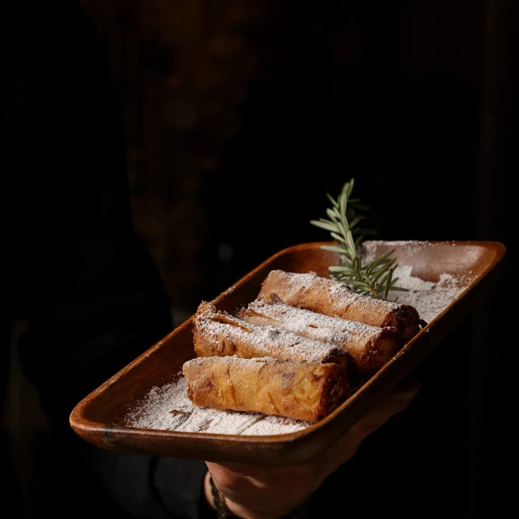 Chef preparing fresh dishes